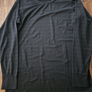 Zyia Chill Long Sleeve Shirt Black Size Small